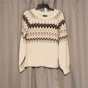 A&F Cable Crew Sweater Large